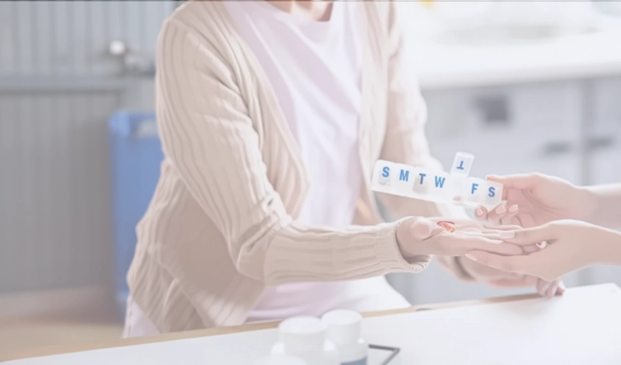 Medication training session